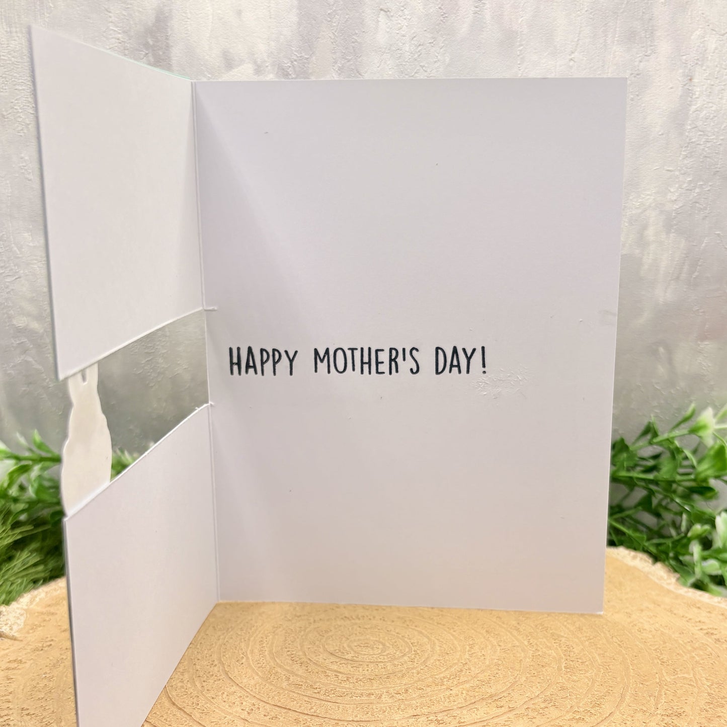 Bunny Holding Mum Heart Handmade Mother's Day Card-2