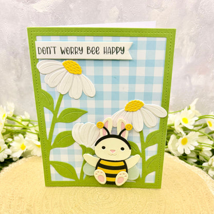 Bunny in Bee Costume Handmade Card-1