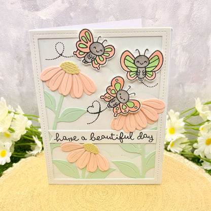 Butterflies Have A Beautiful Day Handmade Birthday Card-1