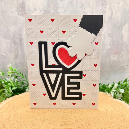 Cat Paw LOVE Handmade Card