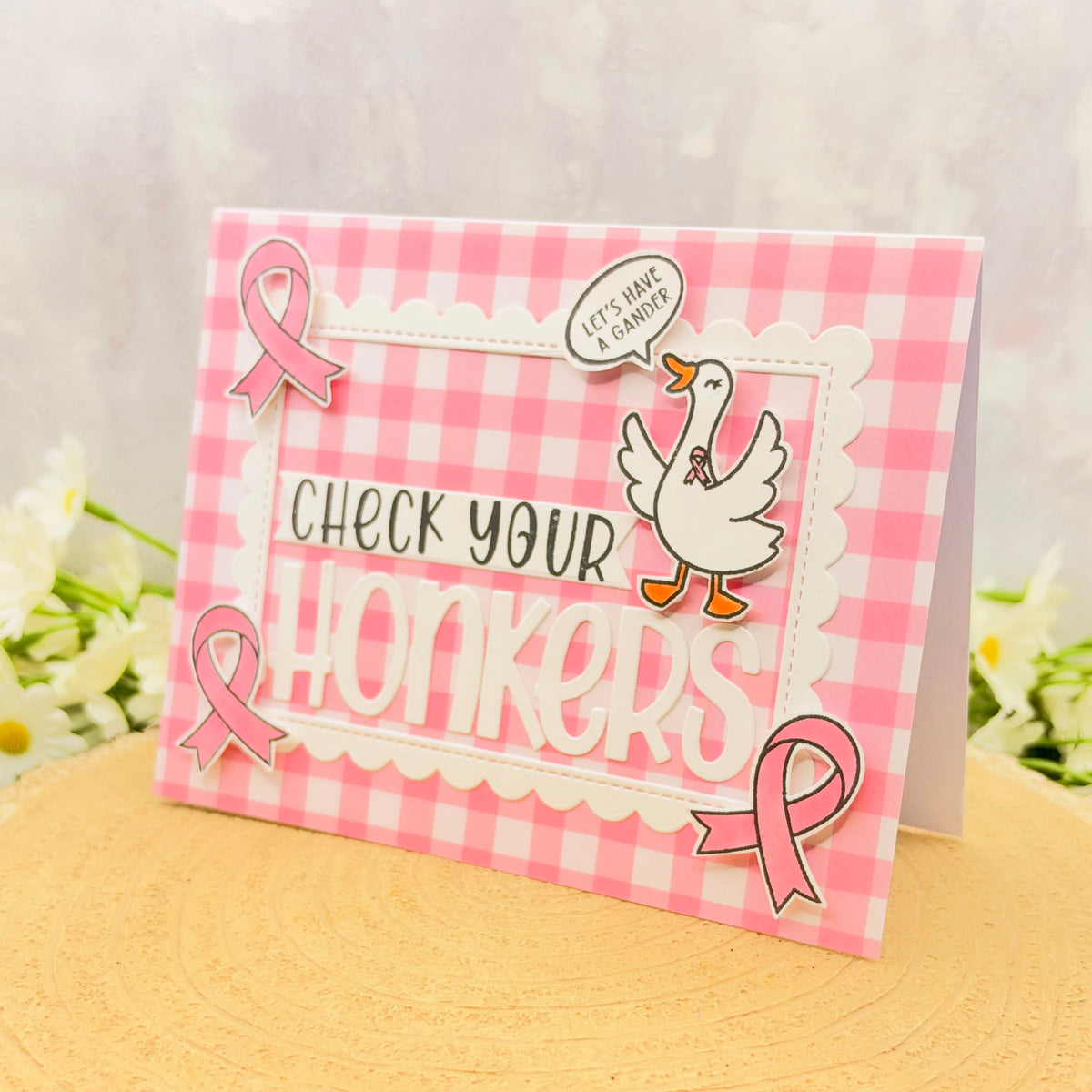 Check Your Honkers Handmade Card-1