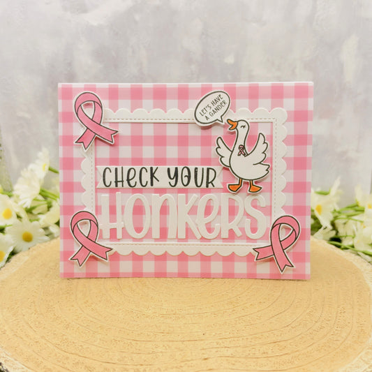 Check Your Honkers Handmade Card