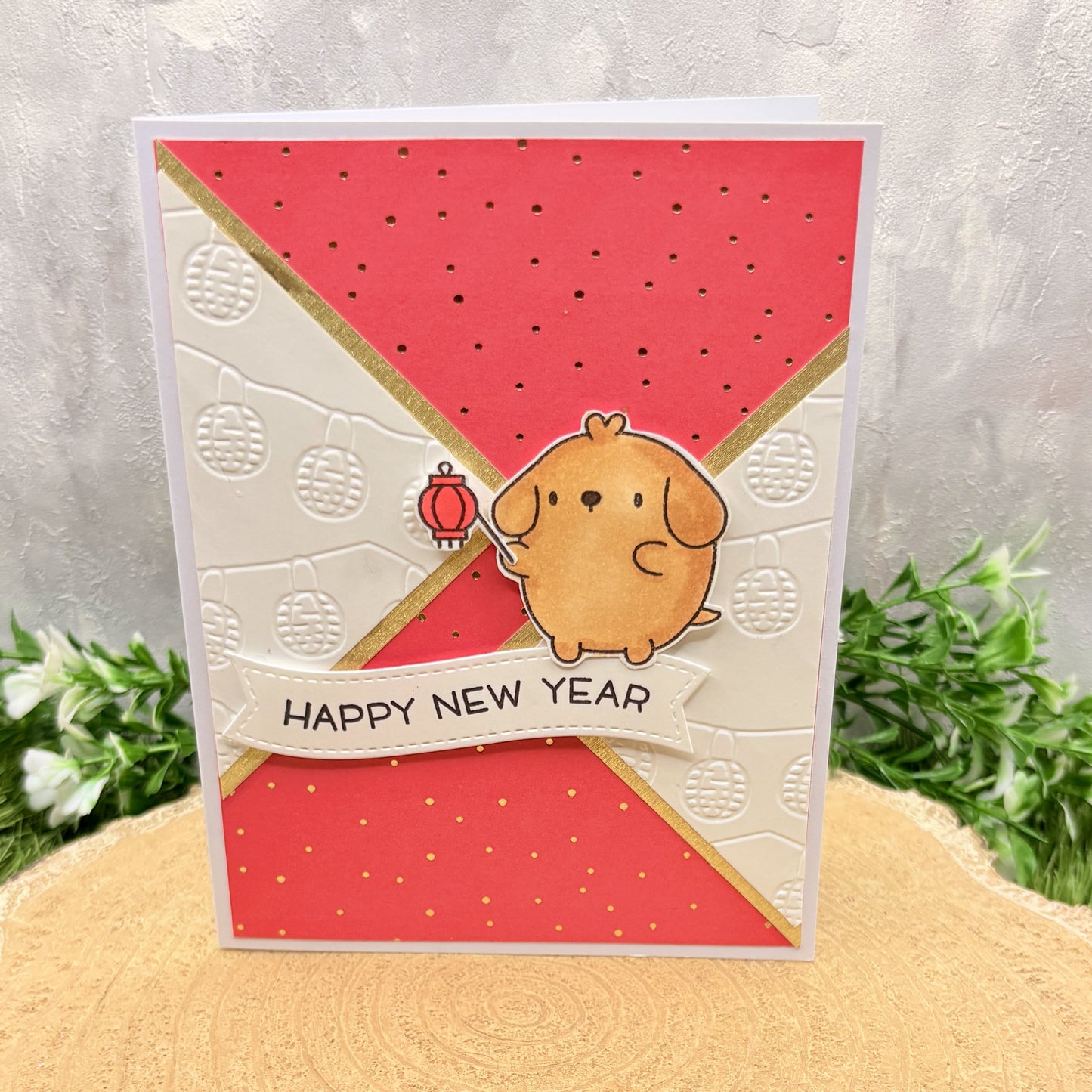 Chinese Lunar New Year Handmade Card (Choose Your Zodiac Animal)