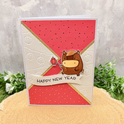 Chinese Lunar New Year Handmade Card (Choose Your Zodiac Animal)
