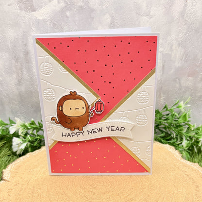 Chinese Lunar New Year Handmade Card (Choose Your Zodiac Animal)