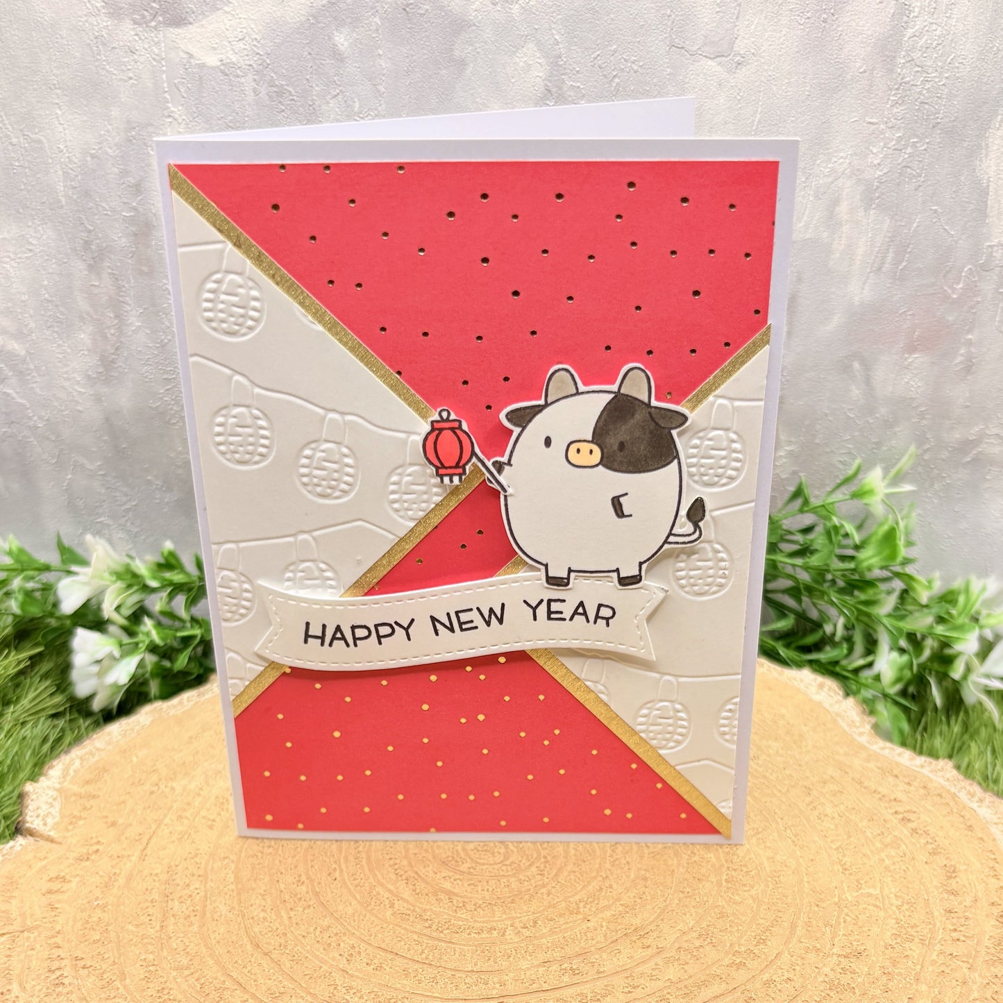 Chinese Lunar New Year Handmade Card (Choose Your Zodiac Animal)
