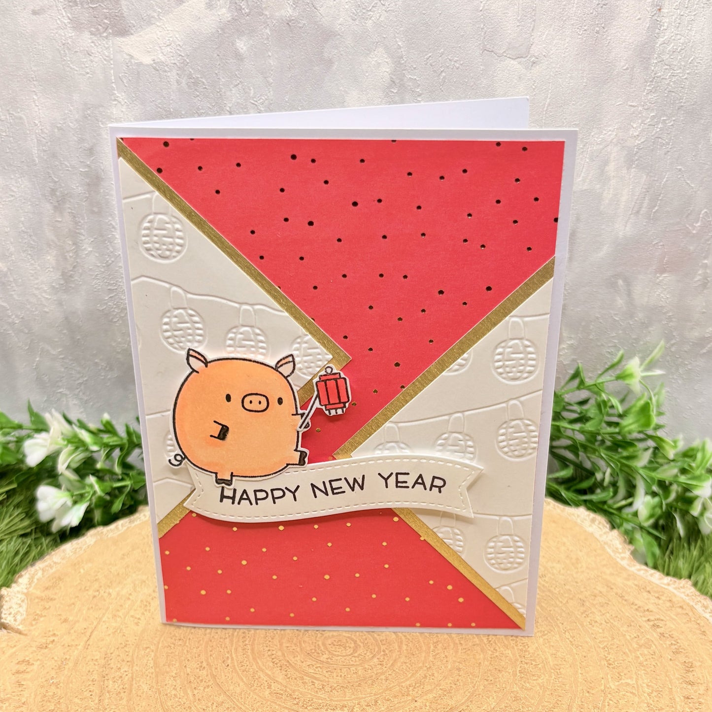 Chinese Lunar New Year Handmade Card (Choose Your Zodiac Animal)