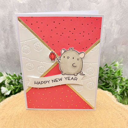 Chinese Lunar New Year Handmade Card (Choose Your Zodiac Animal)