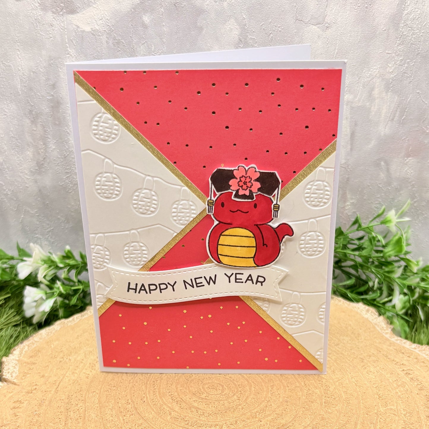 Chinese Lunar New Year Handmade Card (Choose Your Zodiac Animal)