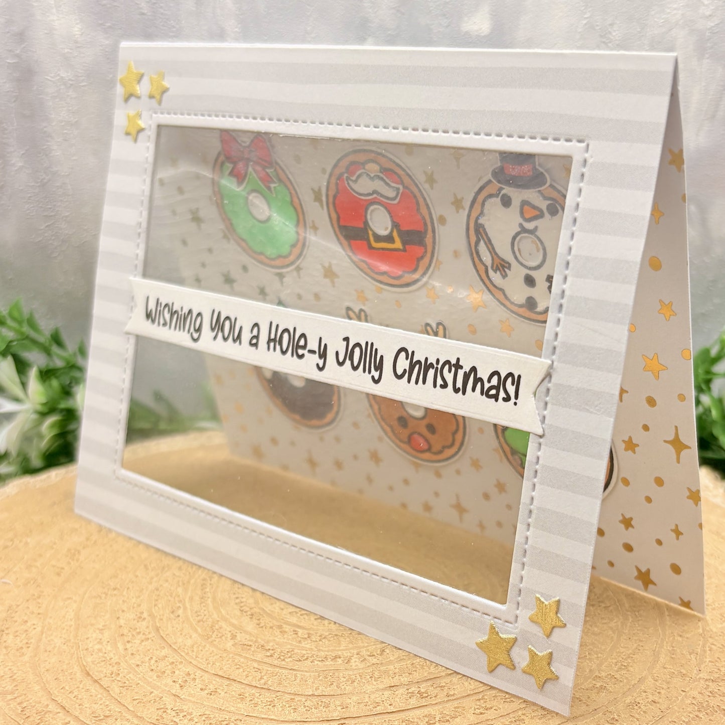 Christmas Donuts Handmade Christmas Card-2