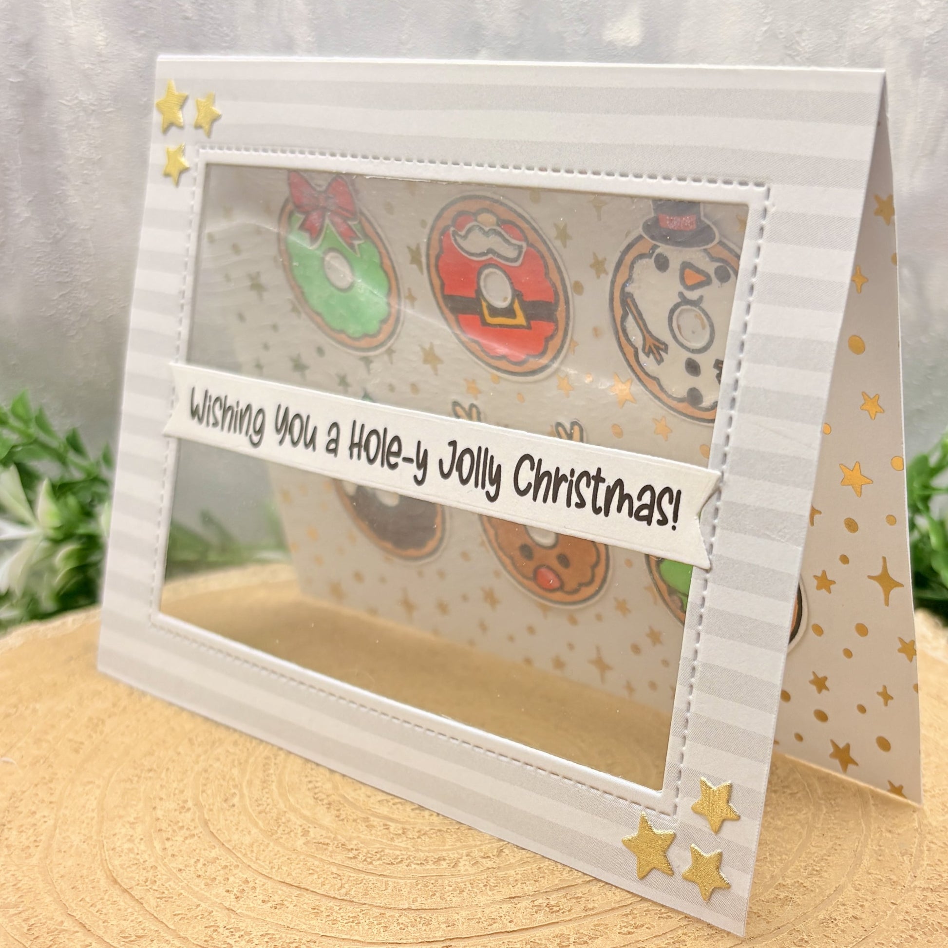 Christmas Donuts Handmade Christmas Card-2
