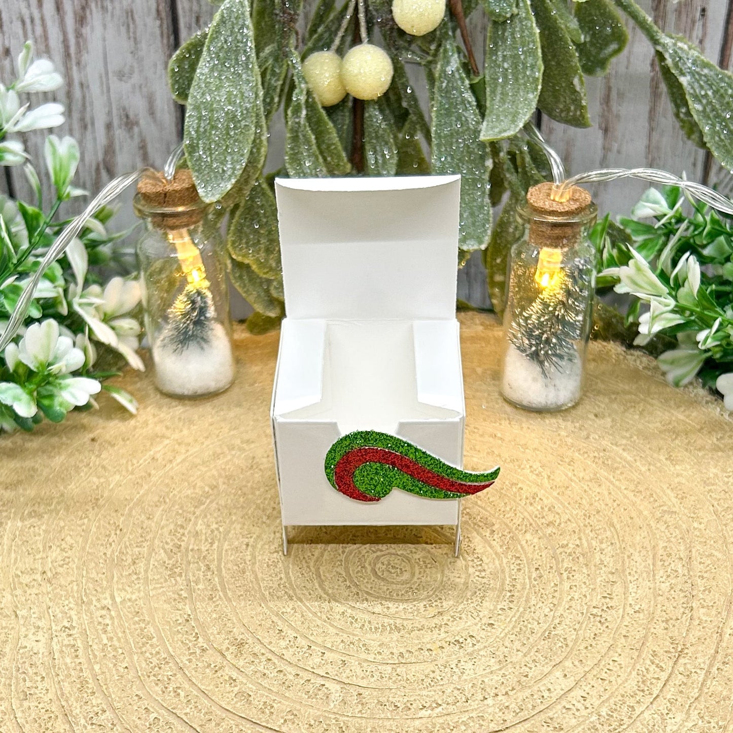 Christmas White Unicorn Miniature Gift Box
