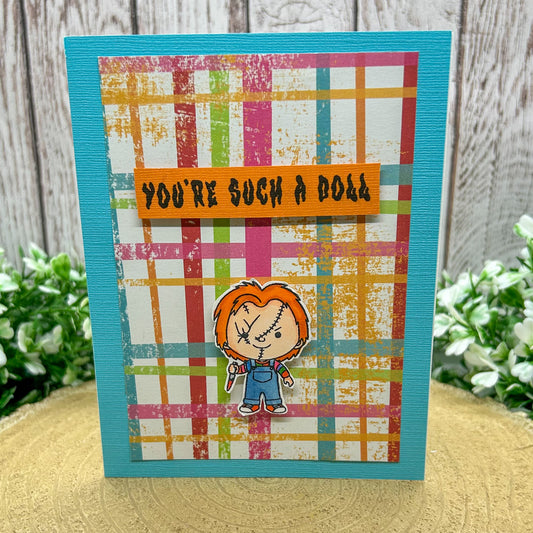 Chucky You're Such A Doll Handmade Character Card