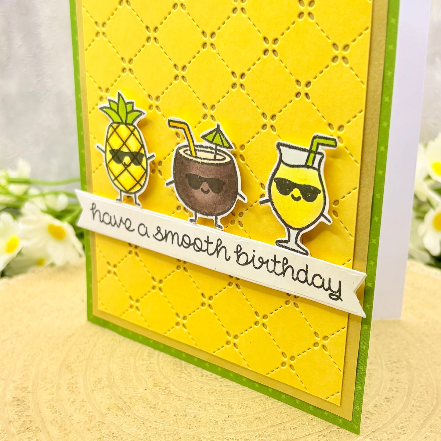 Cocktails Smooth Birthday Handmade Birthday Card-2