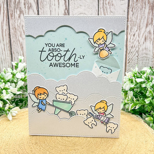 Colourful Tooth Fairy Handmade Card