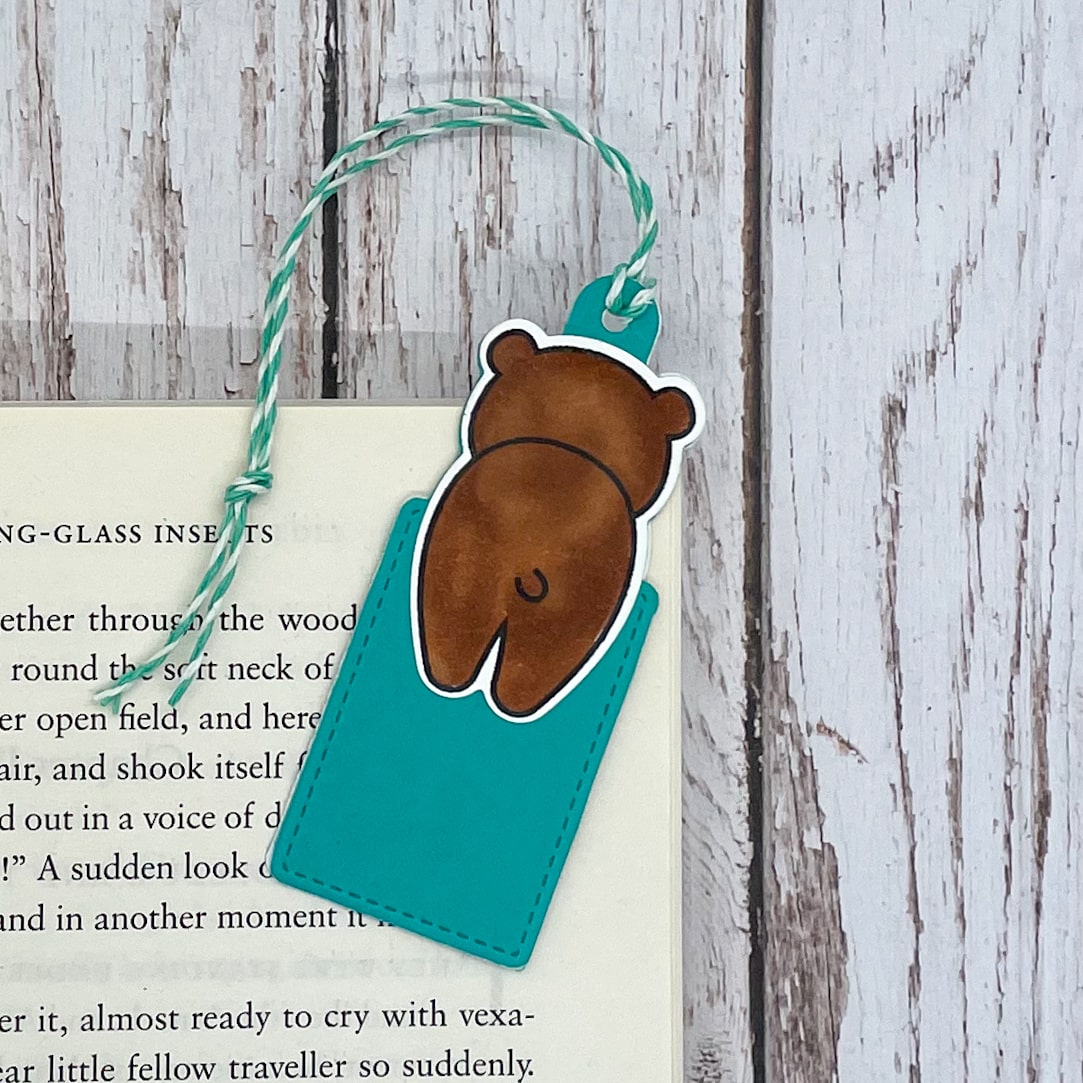 Cute Brown Bear Handmade Bookmark-1