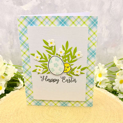 Cute Chick & Egg Handmade Easter Card-1