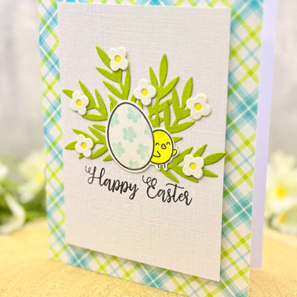 Cute Chick & Egg Handmade Easter Card-2