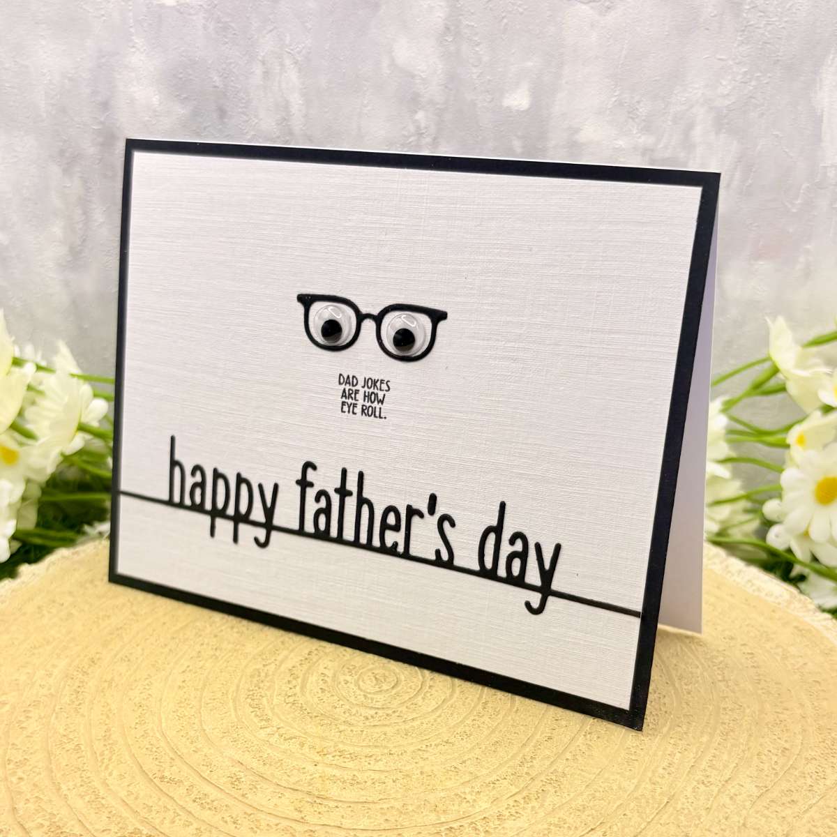 Dad Jokes Pun Handmade Father's Day Card-1
