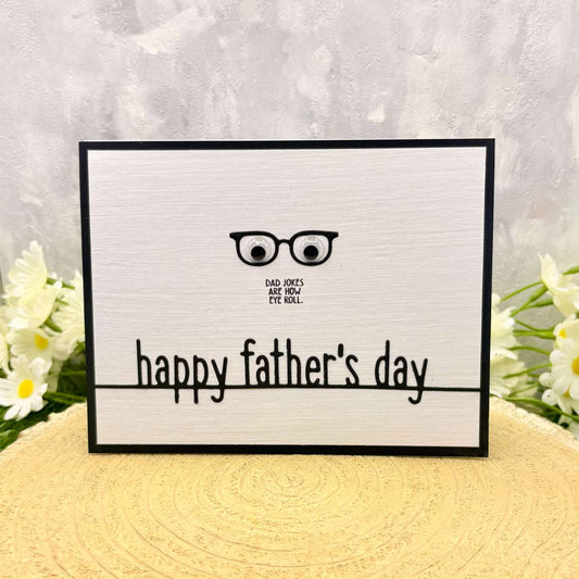 Dad Jokes Pun Handmade Father's Day Card