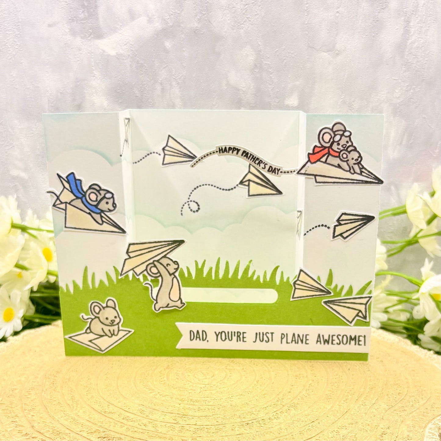 Dad Plane Awesome Handmade Father's Day Card