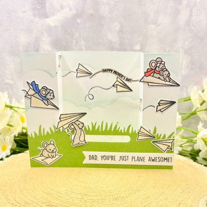 Dad Plane Awesome Handmade Father's Day Card