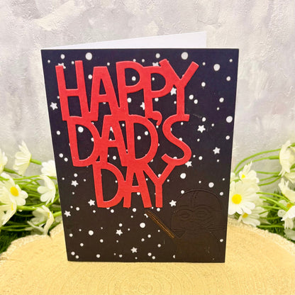 Darth Character Handmade Father's Day Card-1