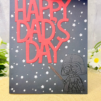 Darth Character Handmade Father's Day Card-2