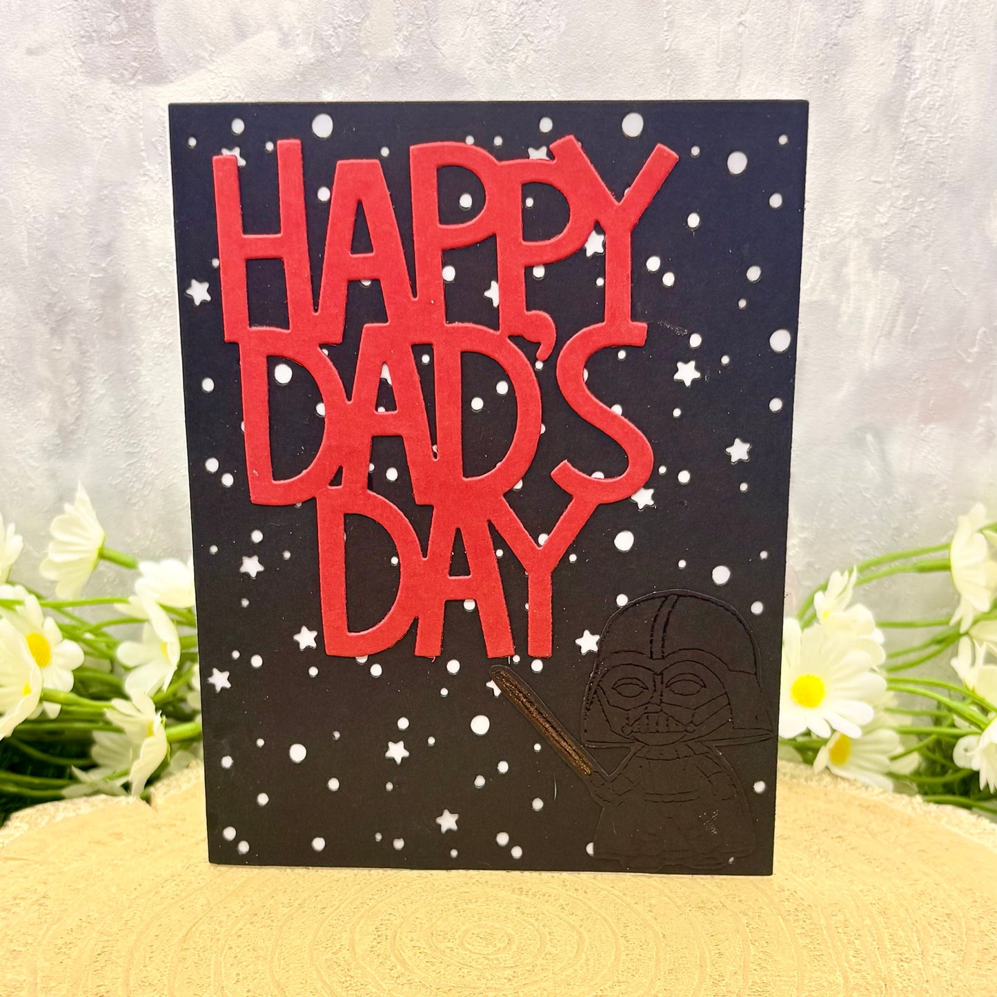 Darth Character Handmade Father's Day Card