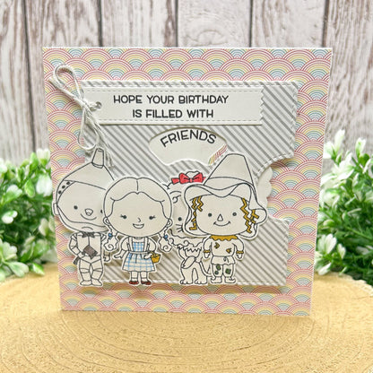 Dorothy & Friends Character Themed Handmade Birthday Card-1