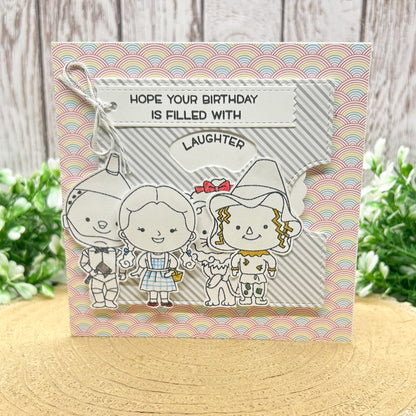 Dorothy & Friends Character Themed Handmade Birthday Card-2