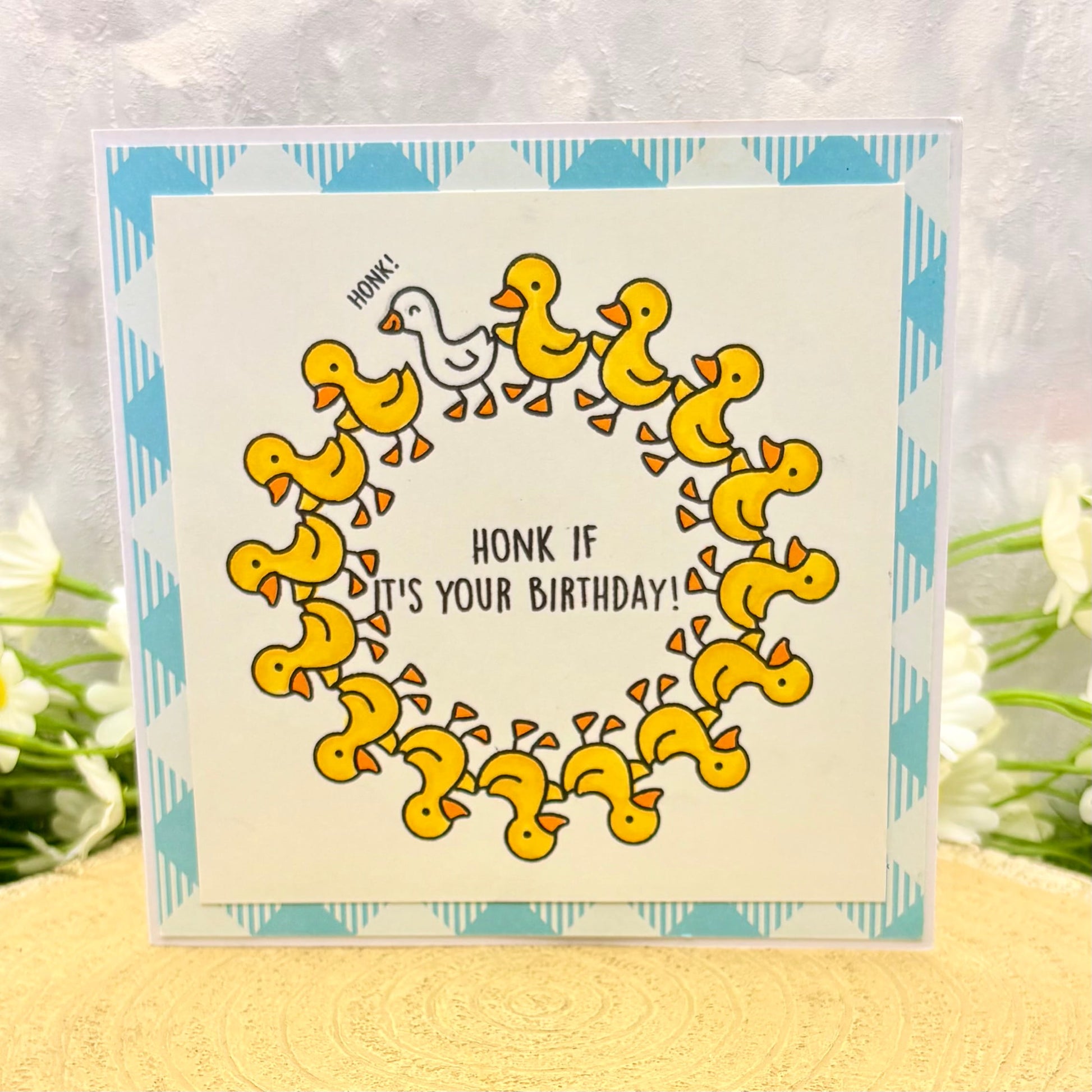 Duck, Duck, Goose Handmade Birthday Card