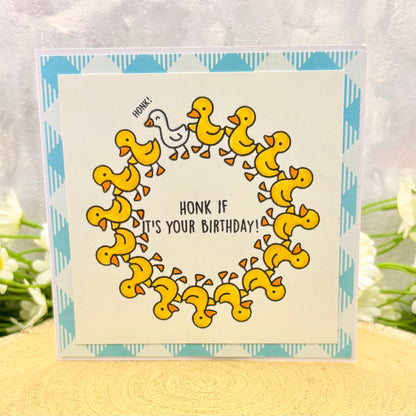 Duck, Duck, Goose Handmade Birthday Card