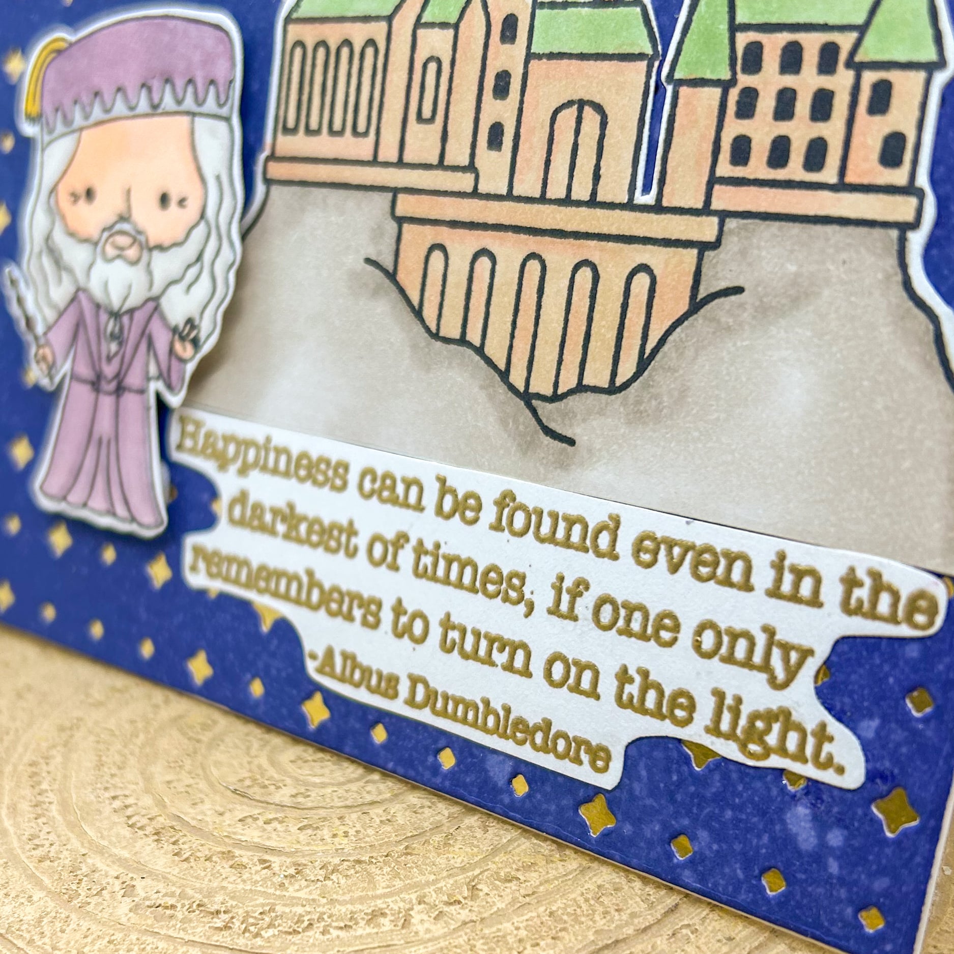 Dumbledore Quote Handmade Character Themed Card-2