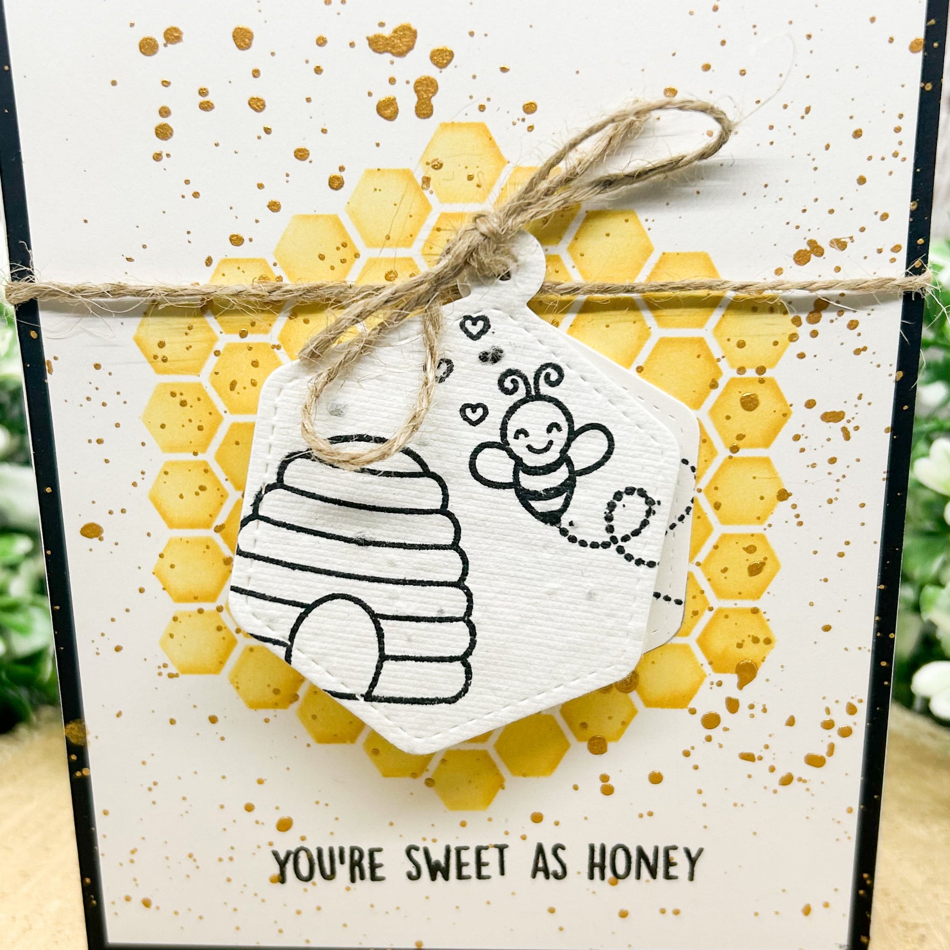 Eco-friendly Bee Mine Handmade Card With Seed Paper Gift-3