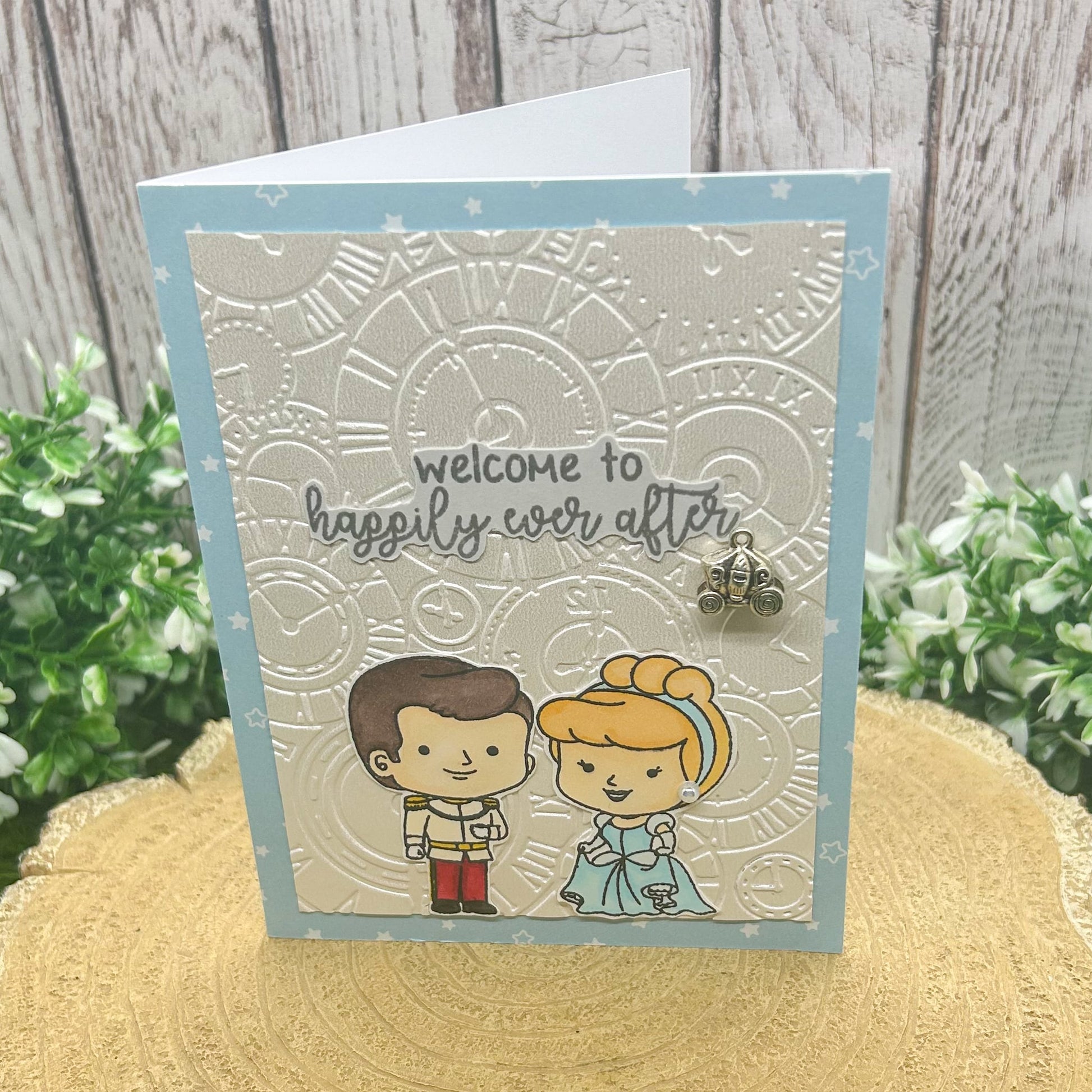 Enchanted Couple Handmade Character Themed Card-1