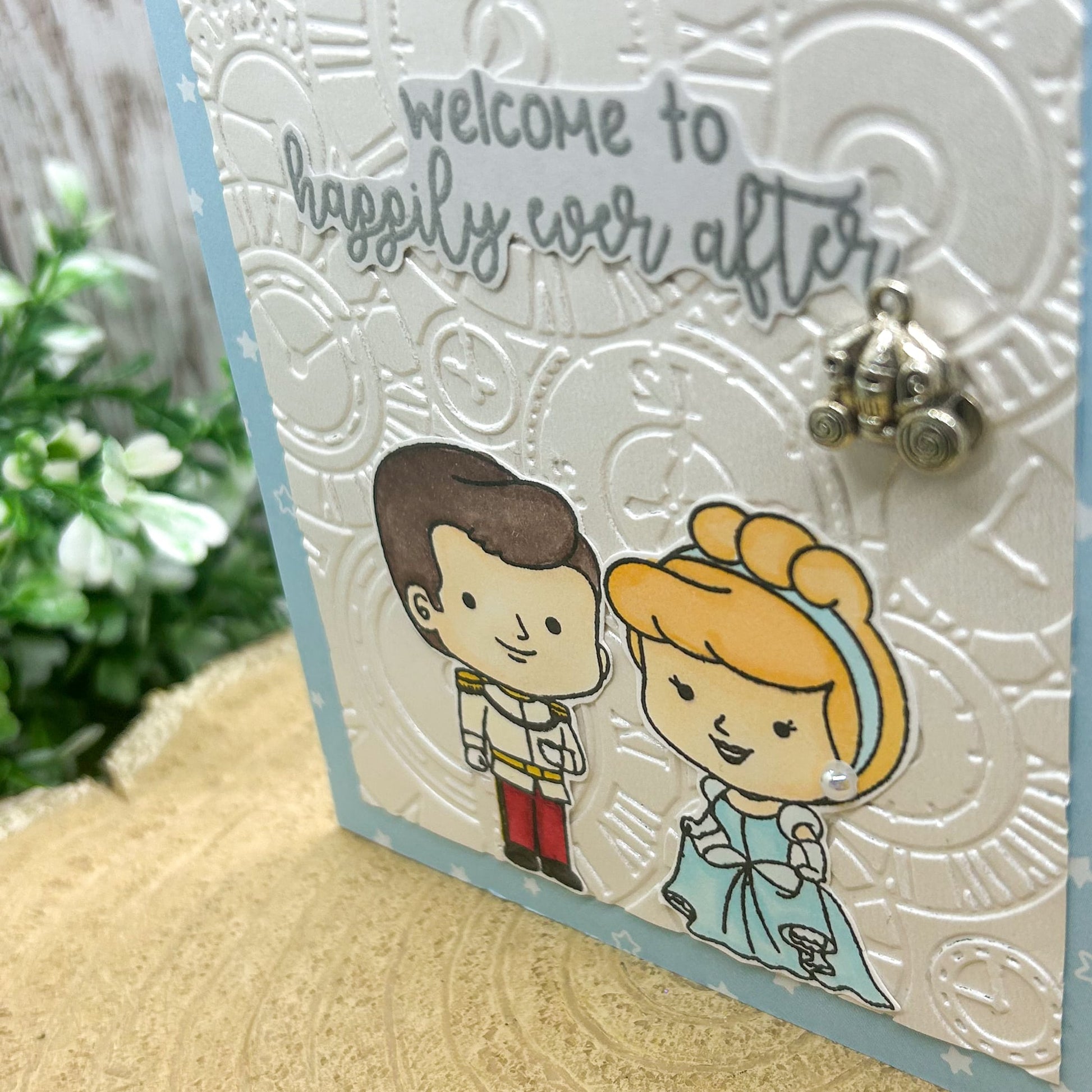 Enchanted Couple Handmade Character Themed Card-2