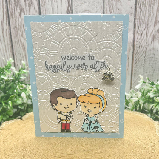 Enchanted Couple Handmade Character Themed Card