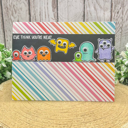 Eye Think You’re Neat Monsters Handmade Card