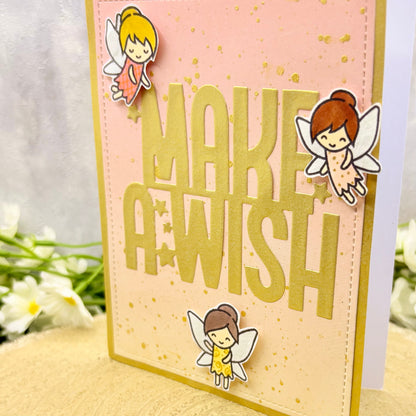 Fairies Make A Wish Handmade Birthday Card-2
