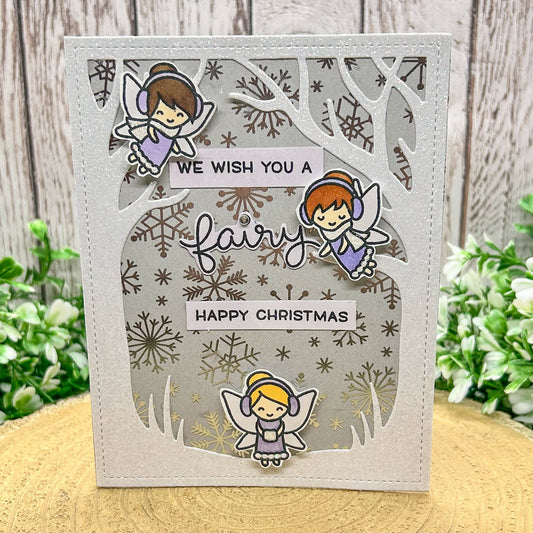 Fairy Merry Christmas Handmade Christmas Card