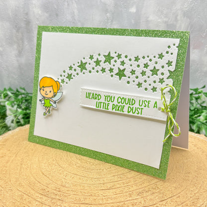 Fairy Pixie Dust Handmade Character Themed Card-1