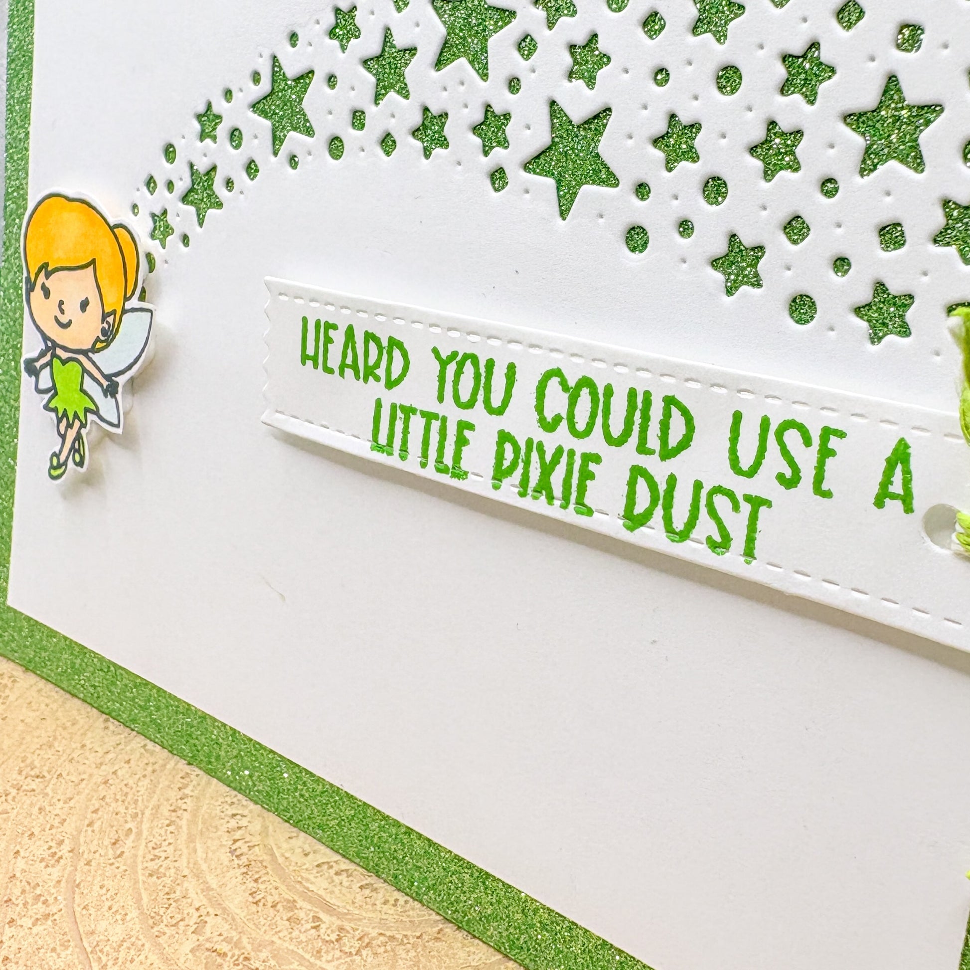 Fairy Pixie Dust Handmade Character Themed Card-2