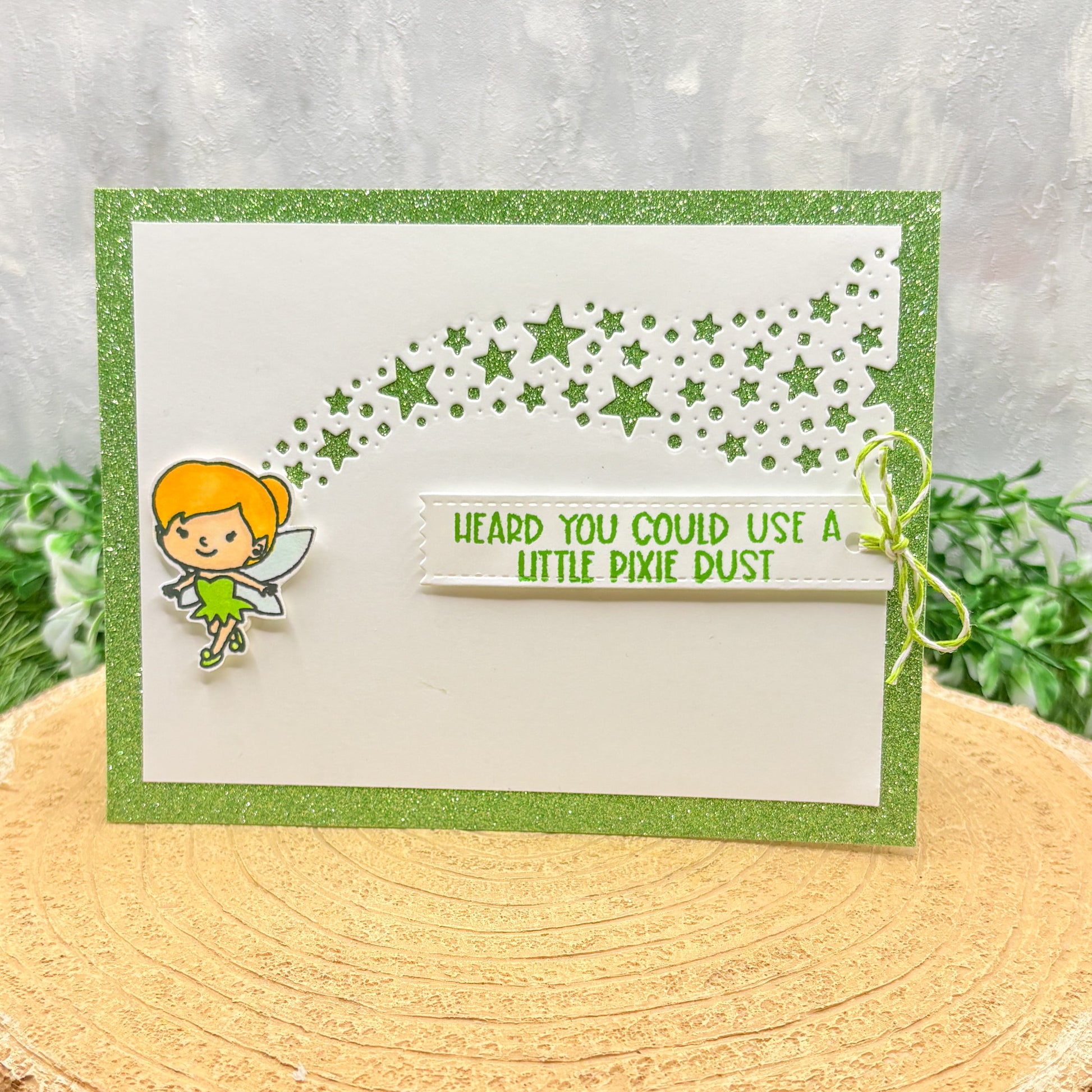 Fairy Pixie Dust Handmade Character Themed Card