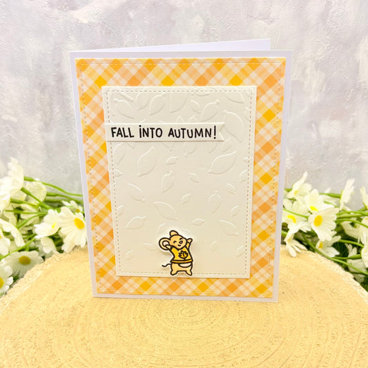 Fall Into Autumn! Handmade Card-1