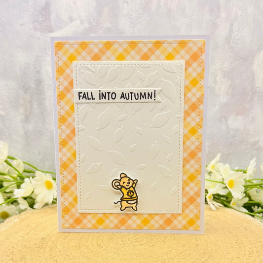 Fall Into Autumn! Handmade Card