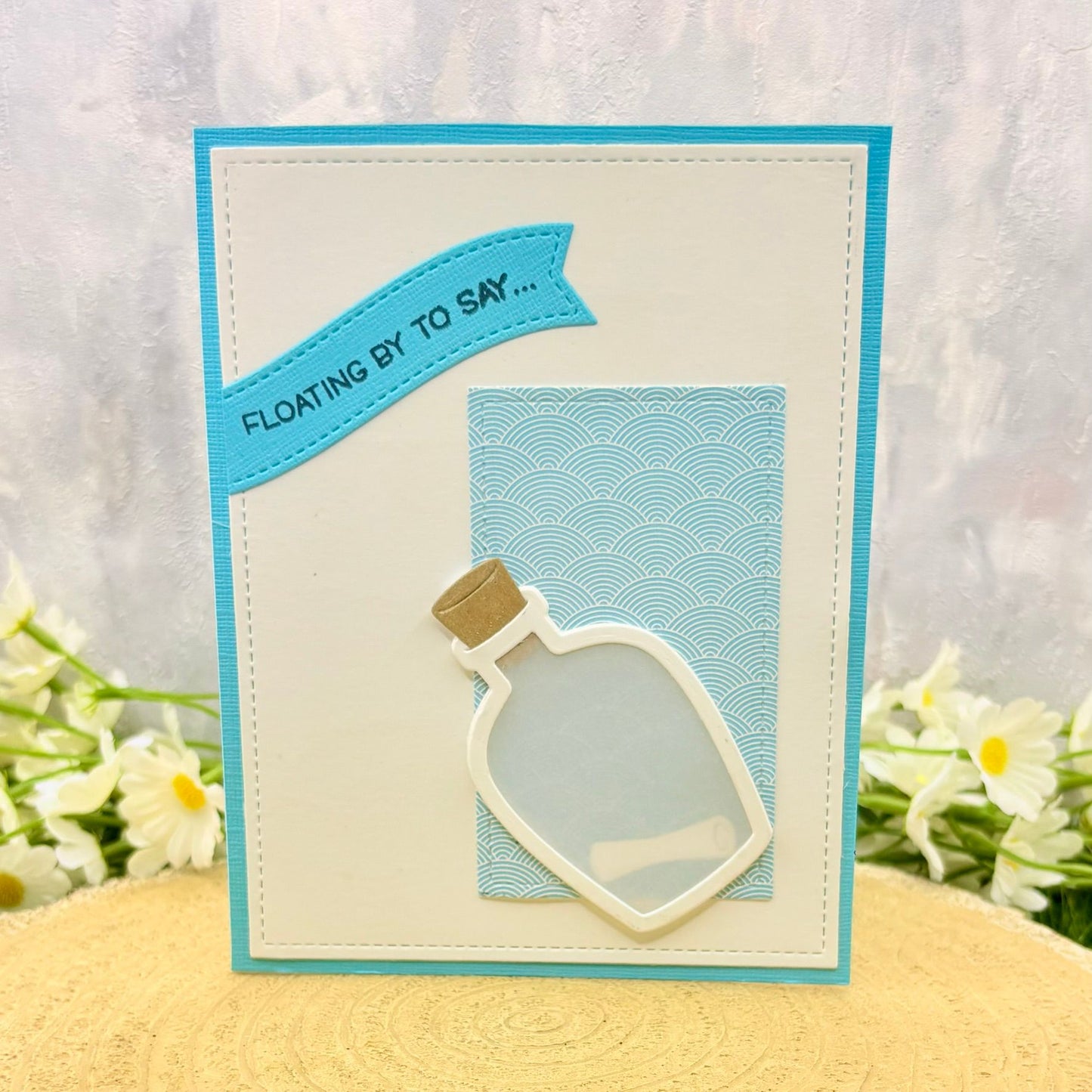 Floating By To Say...Handmade Card