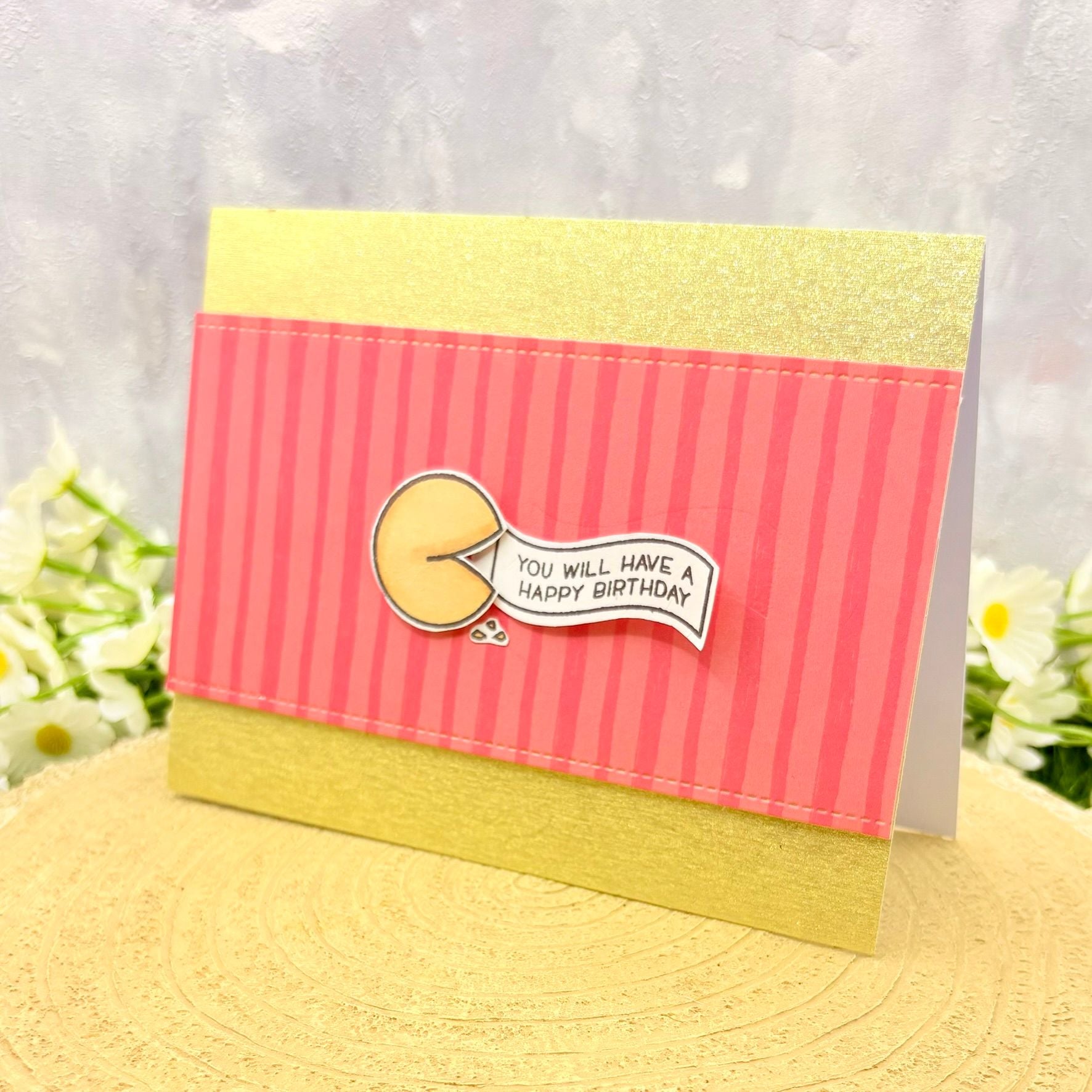 Fortune Cookie Reveal Handmade Birthday Card-2
