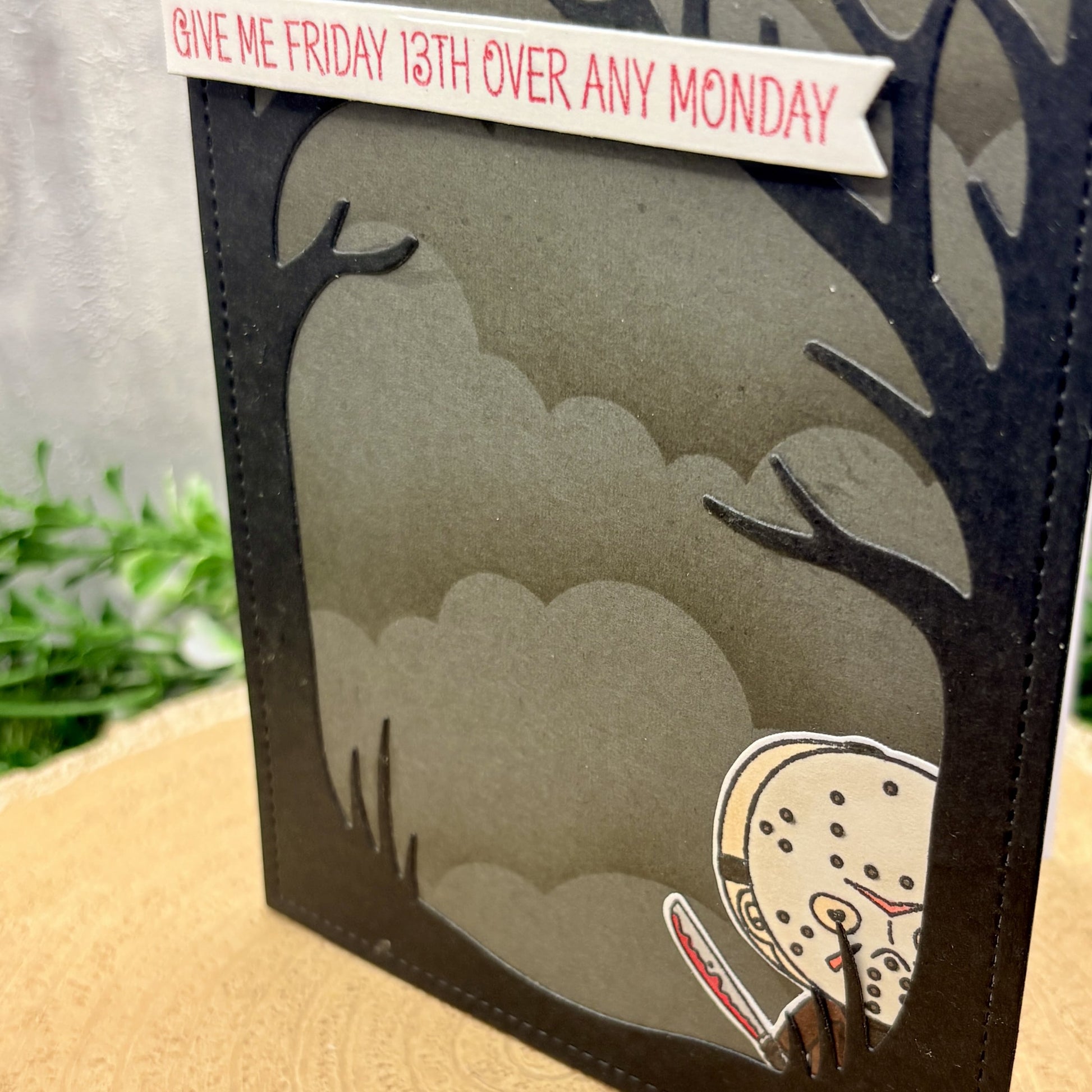 Friday 13th Handmade Character Themed Card-2