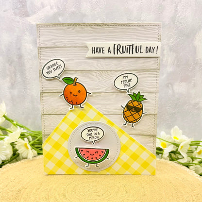 Fruit Jokes Handmade Birthday Card